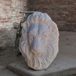 Lions Head Statue
