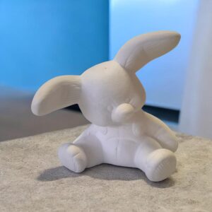 Stuffed Bunny Leaning Forward
