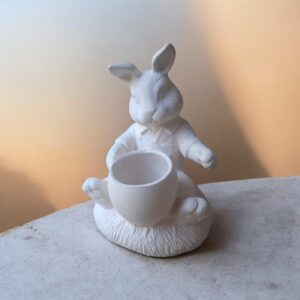Bunny with Egg Planter