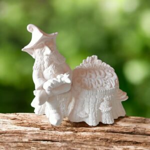 "Dads Garden" Gnome on Woodstump