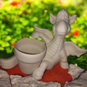 Dragon Holding Pot