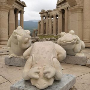 Hear, See, Speak No Evil Frogs