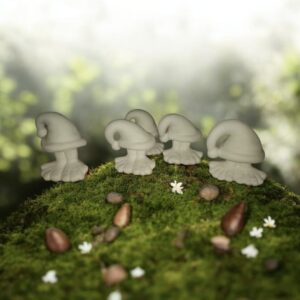 Mushroom Hats with Feet (Small)