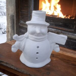 Snowmen Votive