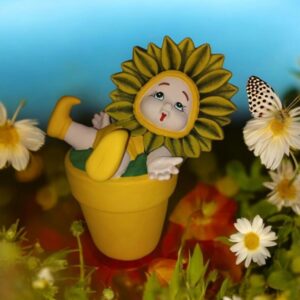 Sunflower Baby in Pot Hands Out