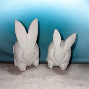 Wood style Bunnies (Set of 2)