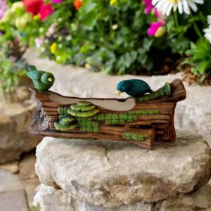 Woodstump Planter No Birds