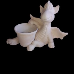 Dragon with Flower Pot