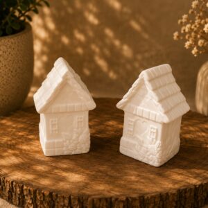 Small House Salt & Pepper Shakers