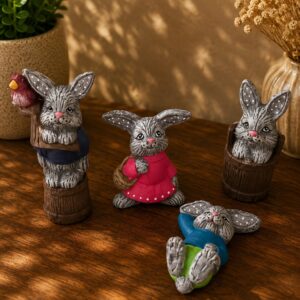 Wishing Well Bunnies Set