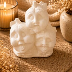 Trio Stacked Pumpkins
