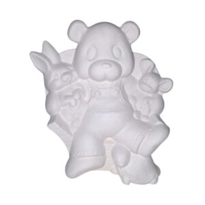 Bear on Chair with Friends