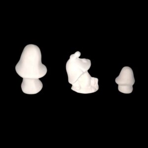 Mushrooms set of 3