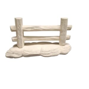 Wood Fence On Ground