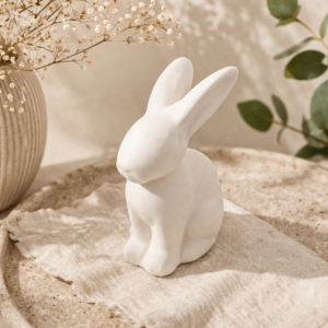 Sitting Straight Back Ear Bunny Large