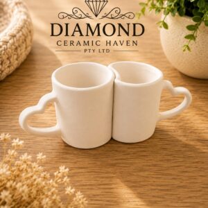Interlocking Heart Cups