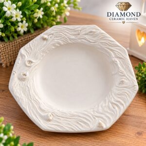 Wood Stump Dinner Plate