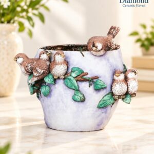 Birds on Pot (Code 5064)